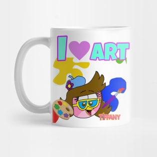 TIFFANY: I Heart Art Mug